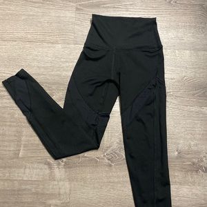 Aerie Move 7/8 Length Leggings with Mesh Cutouts